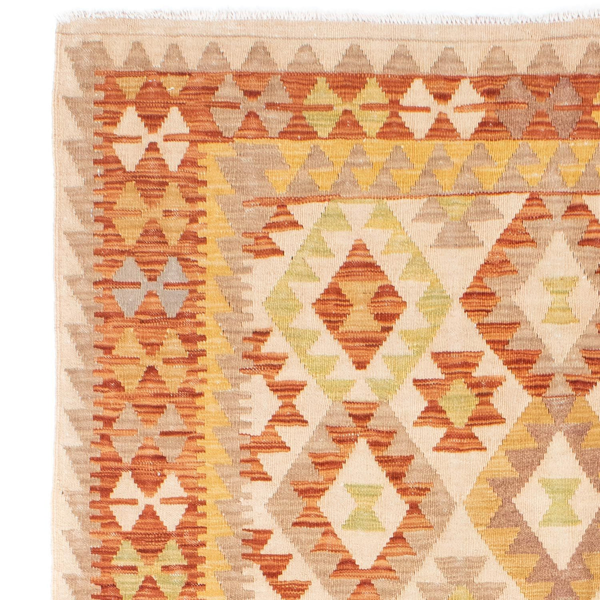 Kelim Carpet - orientalisk matta - 218 x 144 cm - beige