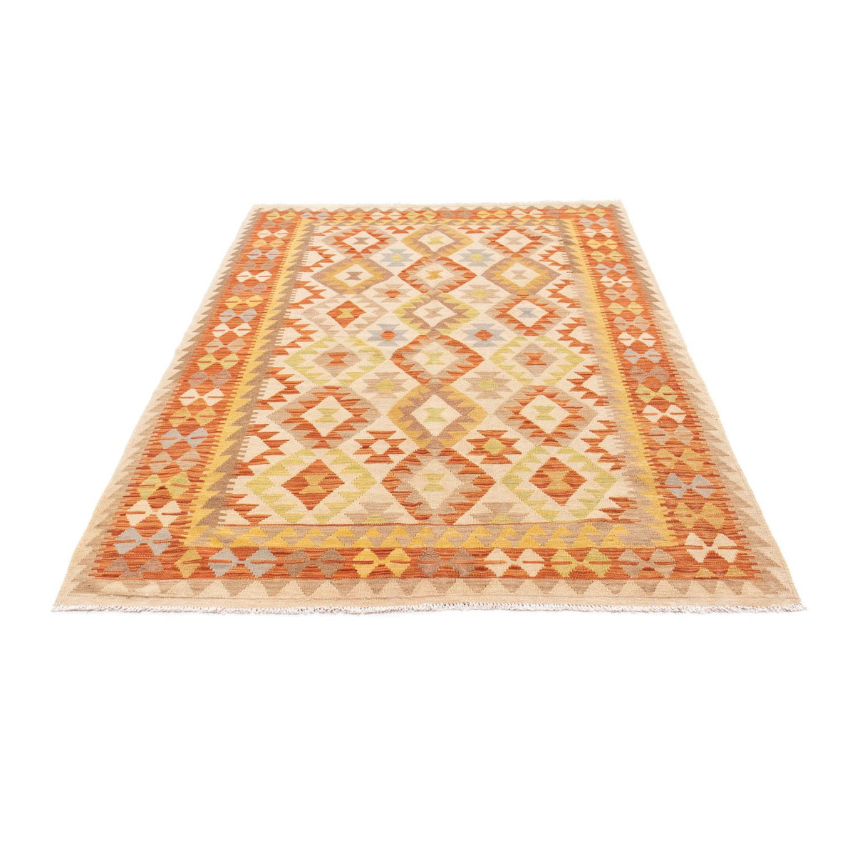 Kelim Carpet - orientalisk matta - 218 x 144 cm - beige