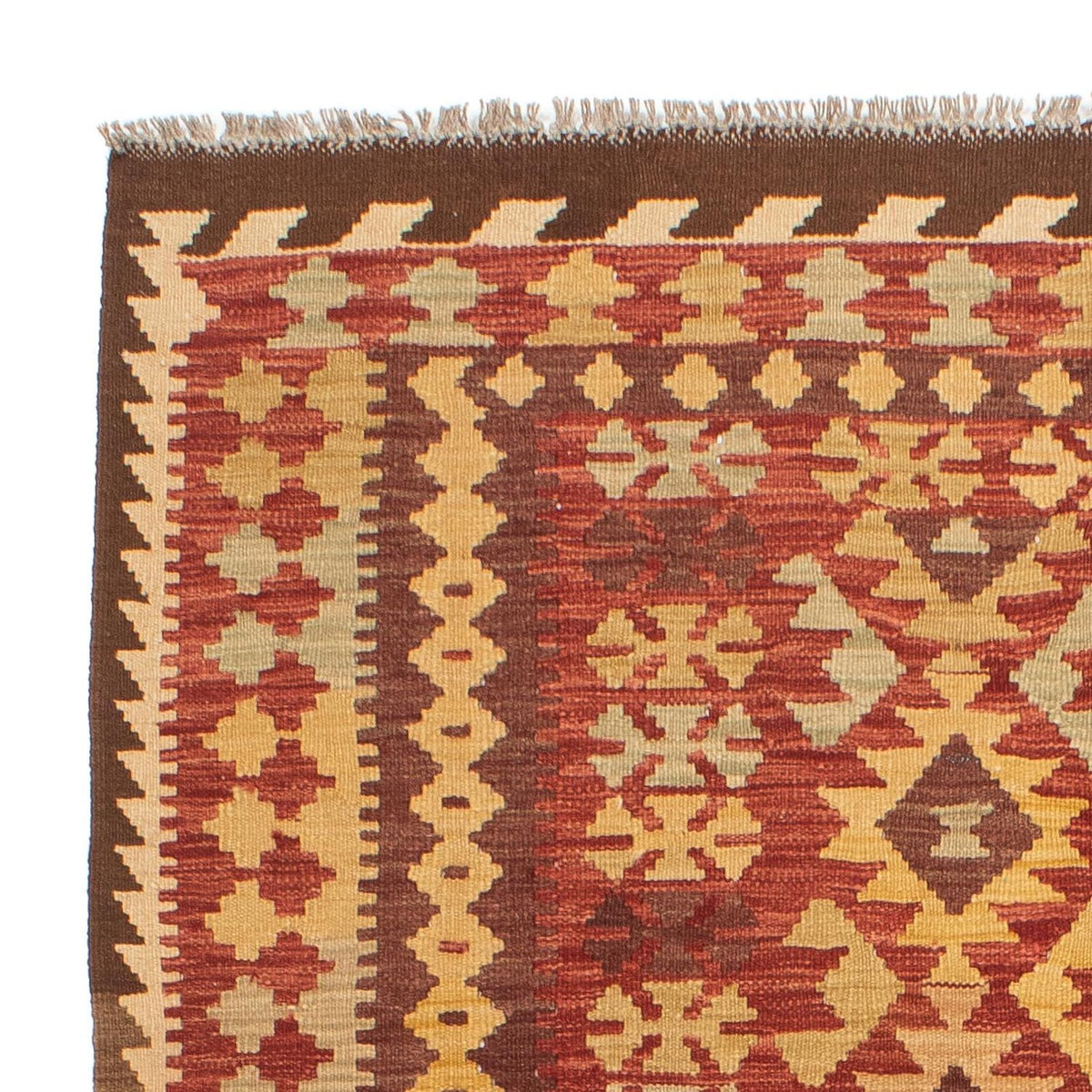 Kelim Carpet - Splash - 195 x 141 cm - flerfärgad