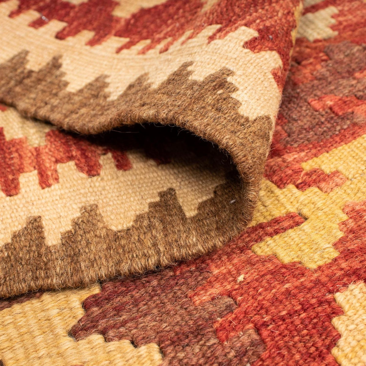 Kelim Carpet - Splash - 195 x 141 cm - flerfärgad