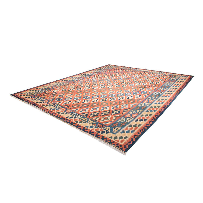 Kelim Carpet - orientalisk matta - 388 x 308 cm - flerfärgad