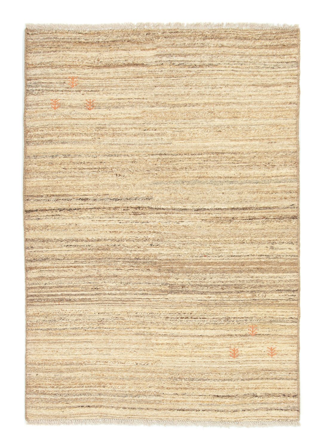 Gabbeh-matta - persisk - 166 x 118 cm - beige