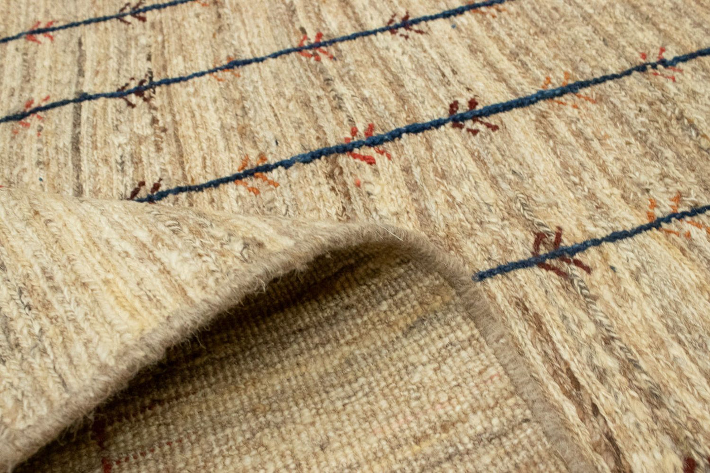 Persisk Gabbeh Mattan 200x140cm - Perserteppich Wollteppich