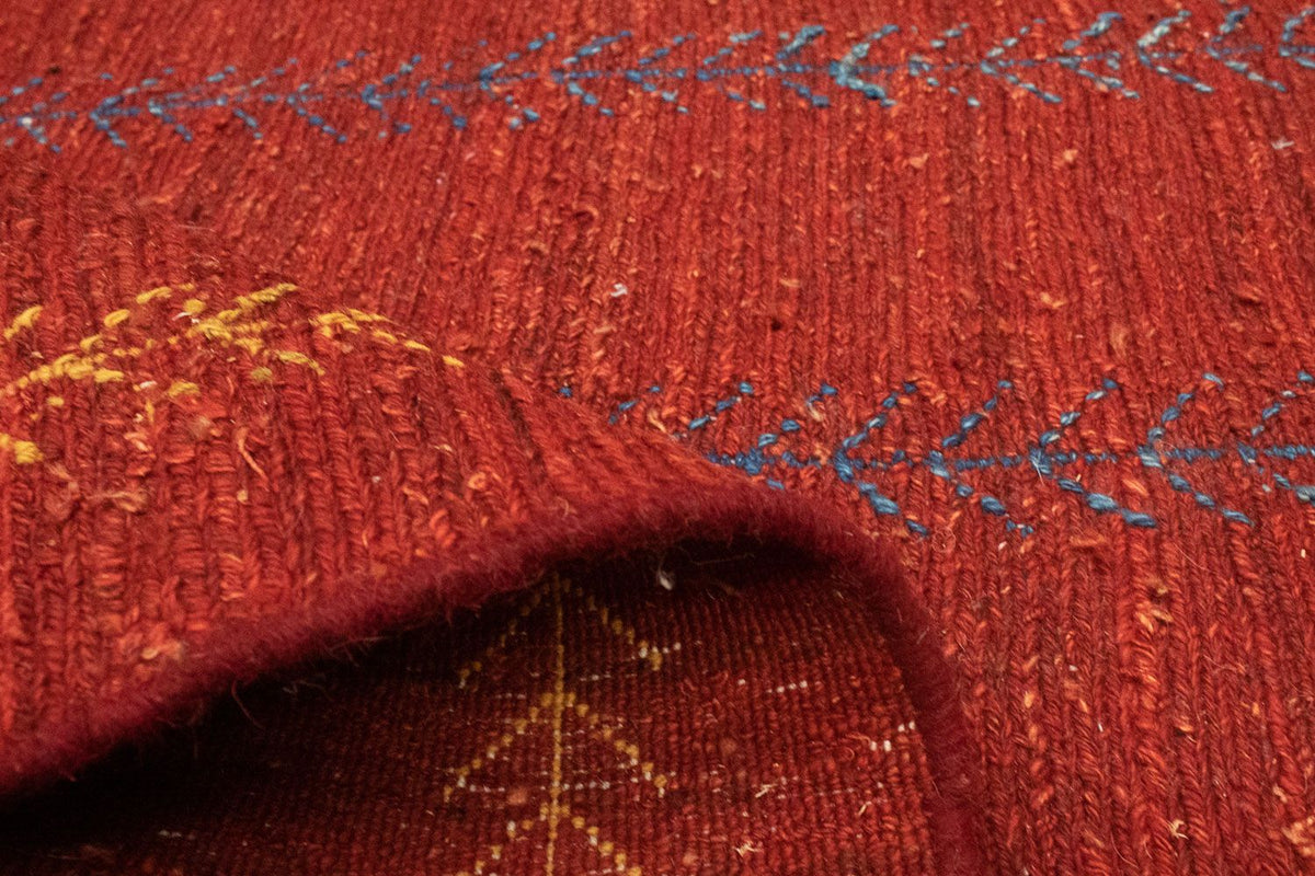 Gabbeh-matta - persisk - 171 x 118 cm - röd