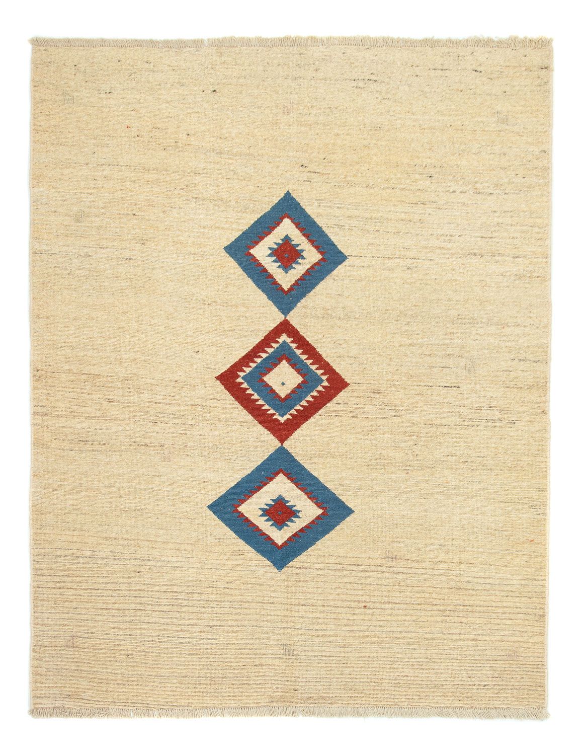 Gabbeh-matta - persisk - 190 x 148 cm - beige