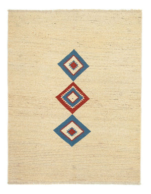 Gabbeh-matta - persisk - 190 x 148 cm - beige