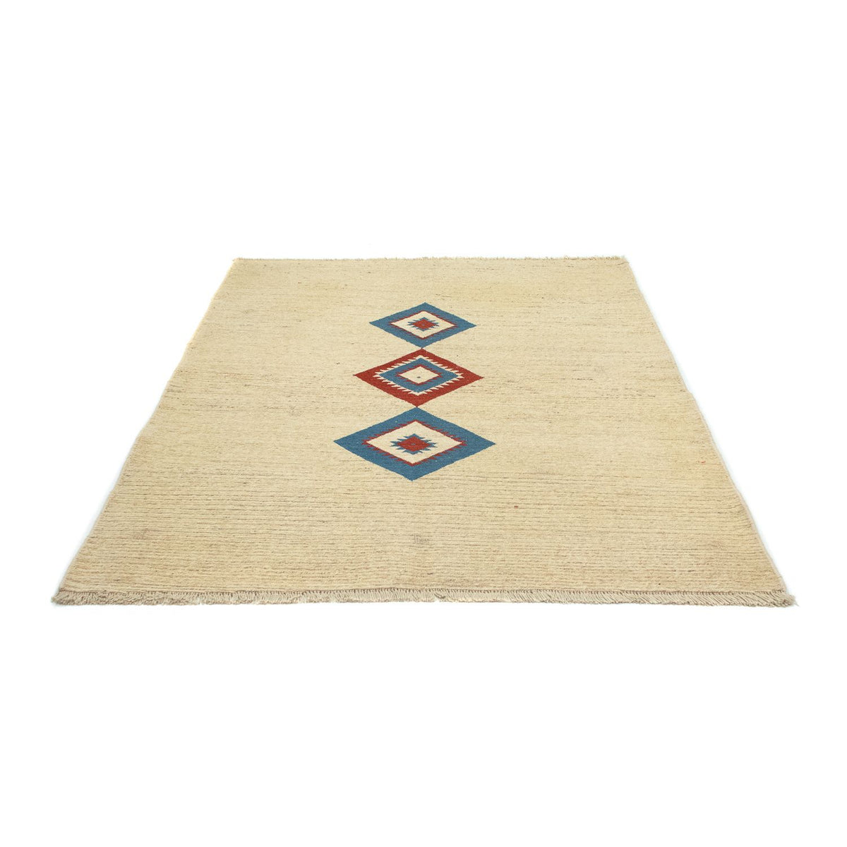 Gabbeh-matta - persisk - 190 x 148 cm - beige