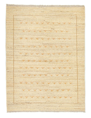 Gabbeh-matta - persisk - 195 x 147 cm - beige