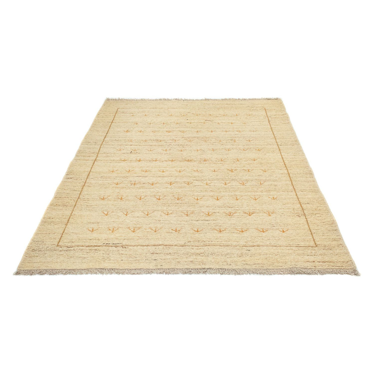 Gabbeh-matta - persisk - 195 x 147 cm - beige