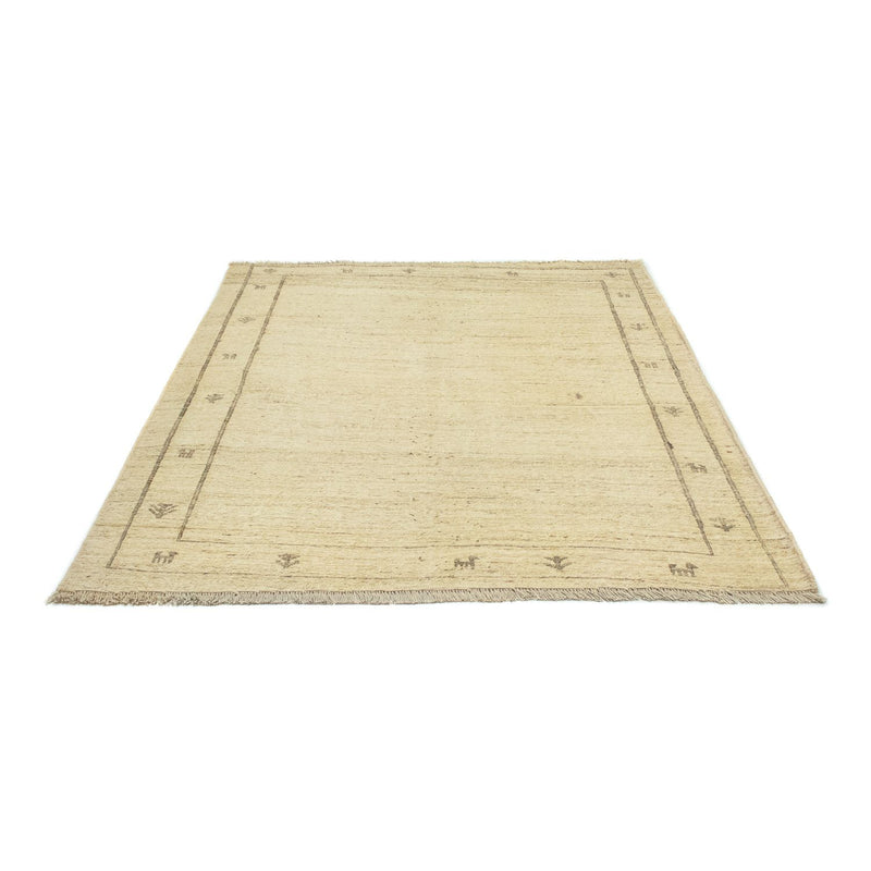 Gabbeh-matta - persisk - 191 x 150 cm - beige