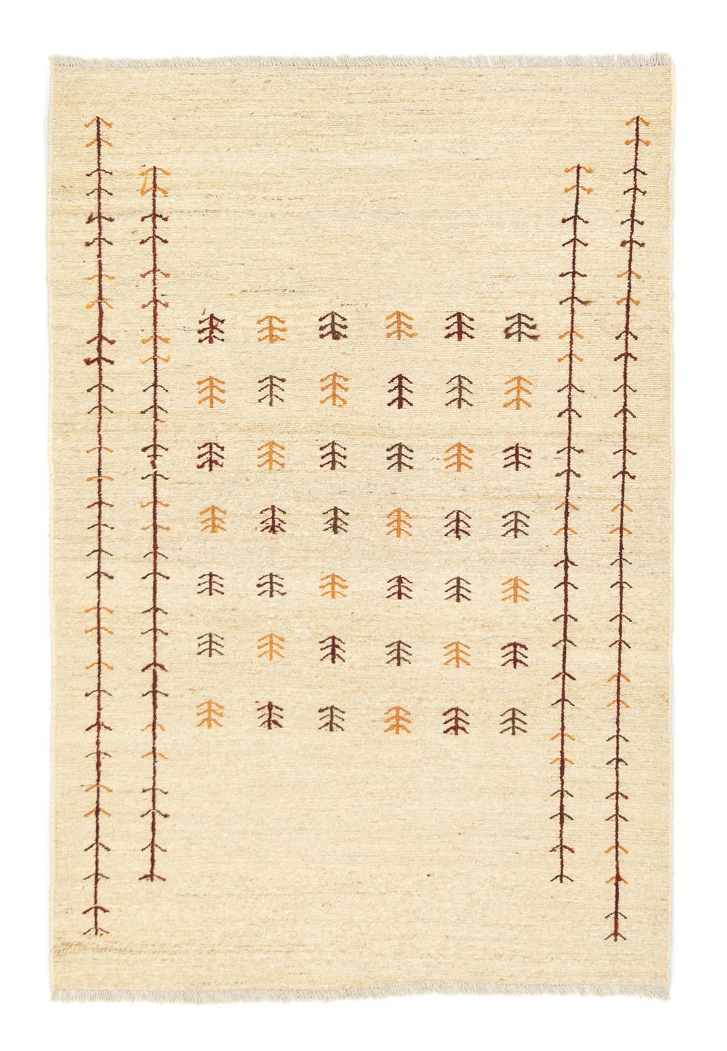 Gabbeh-matta - persisk - 175 x 117 cm - beige