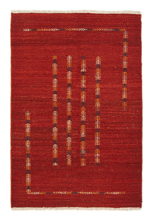 Gabbeh-matta - persisk - 177 x 115 cm - röd