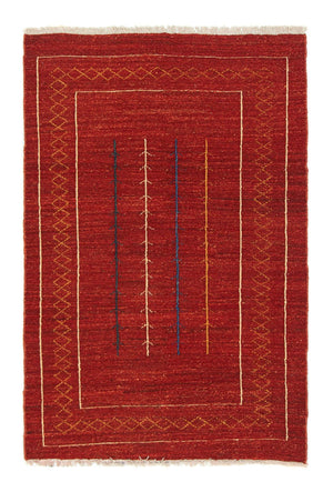 Gabbeh-matta - persisk - 175 x 112 cm - röd