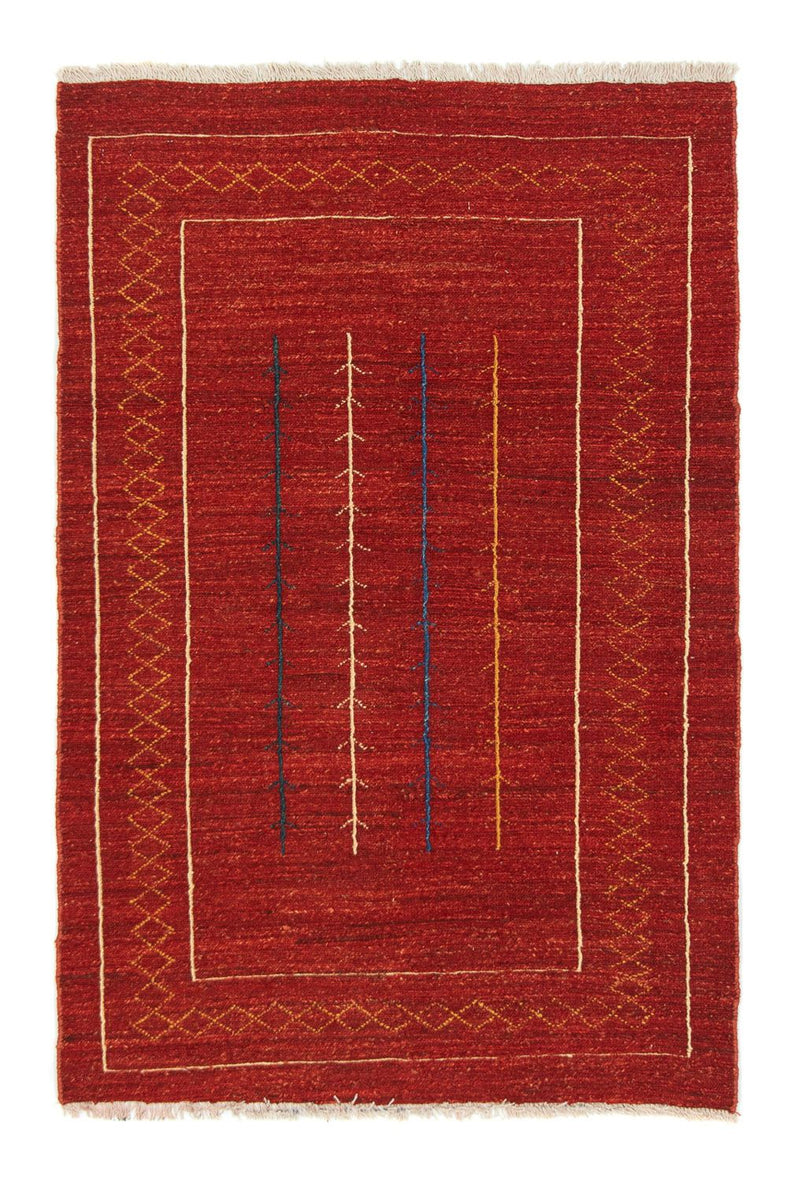 Gabbeh-matta - persisk - 175 x 112 cm - röd
