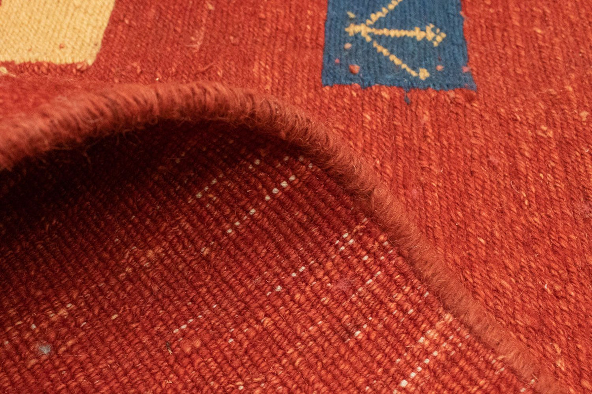 Gabbeh-matta - persisk - 225 x 164 cm - röd