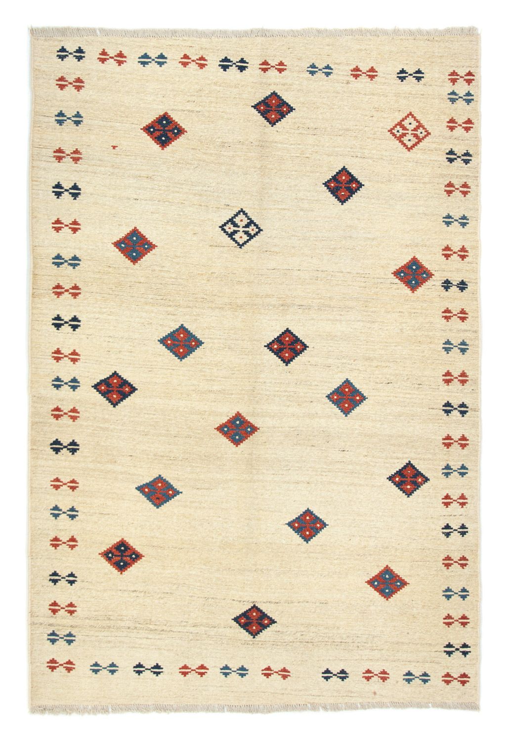 Gabbeh-matta - persisk - 232 x 154 cm - beige