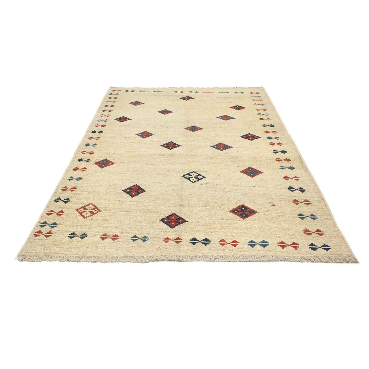 Gabbeh-matta - persisk - 232 x 154 cm - beige