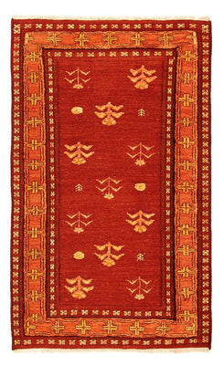 Gabbeh-matta - Loribaft Persian - 150 x 97 cm - mörkröd
