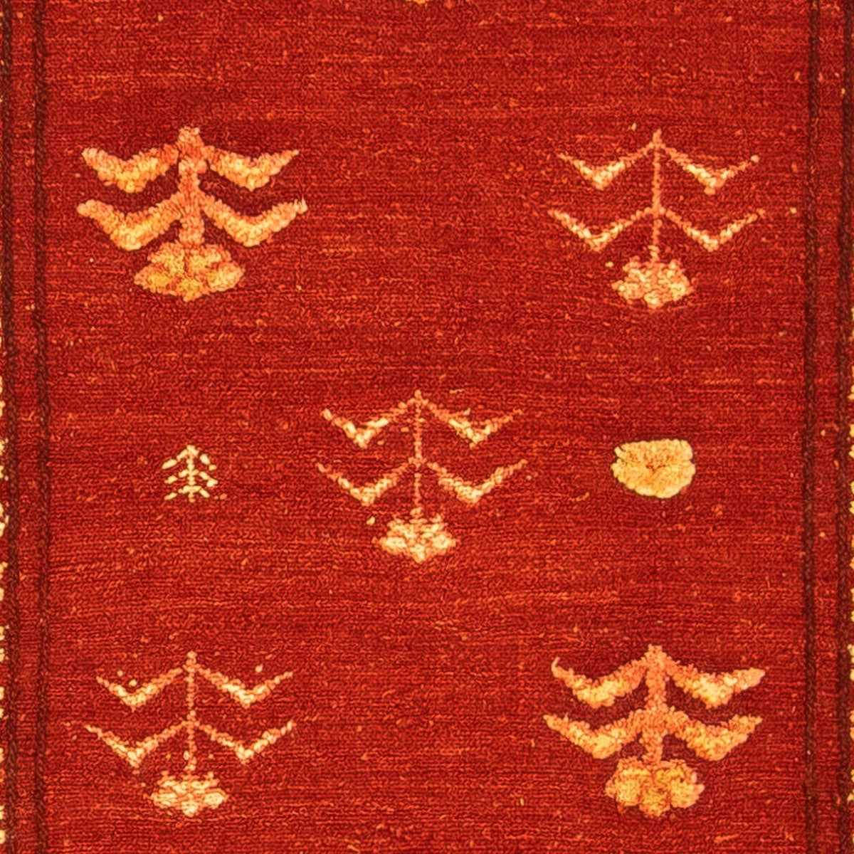 Gabbeh-matta - Loribaft Persian - 150 x 97 cm - mörkröd