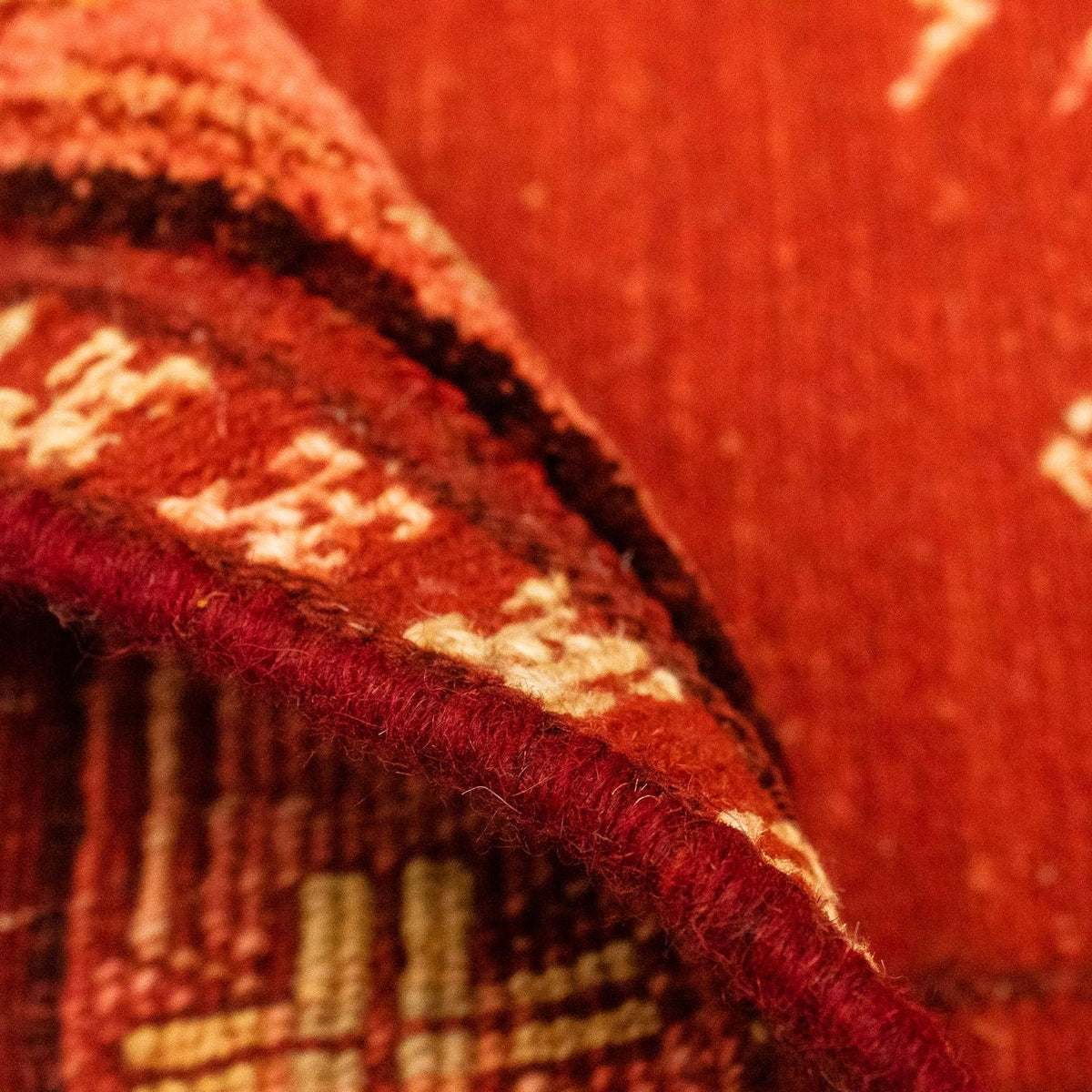 Gabbeh-matta - Loribaft Persian - 150 x 97 cm - mörkröd