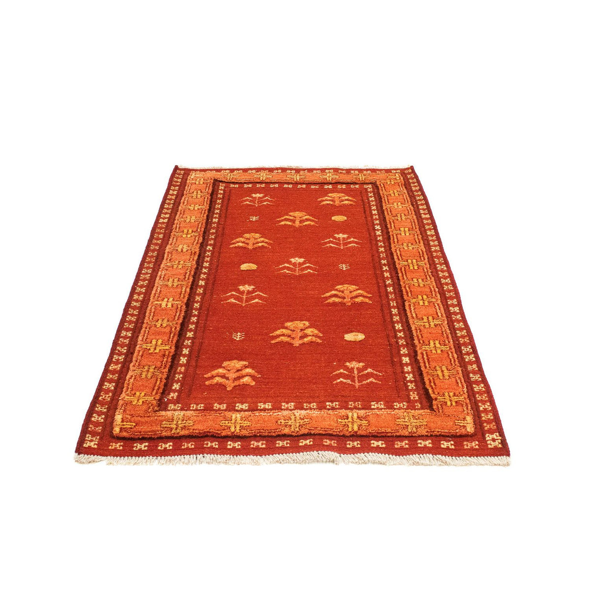 Gabbeh-matta - Loribaft Persian - 150 x 97 cm - mörkröd