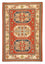 Kelim Carpet - orientalisk matta - 254 x 194 cm - mörkröd
