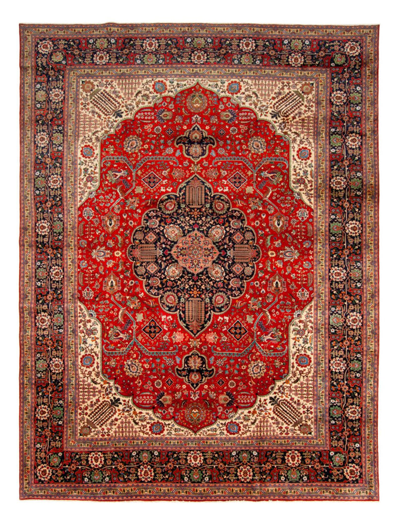 Persisk matta - Tabriz - Royal - 490 x 352 cm - röd