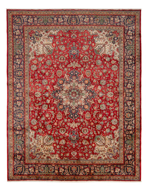 Persisk matta - Tabriz - 434 x 343 cm - röd