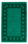 Ziegler modern Mattan 79x125cm - Oriental Carpet - Rektangulär / Grön / 79 x 125 cm Rektangulär