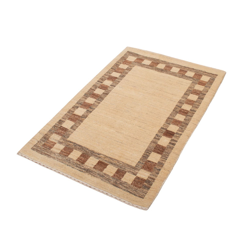 Gabbeh-matta - persisk - 123 x 80 cm - beige