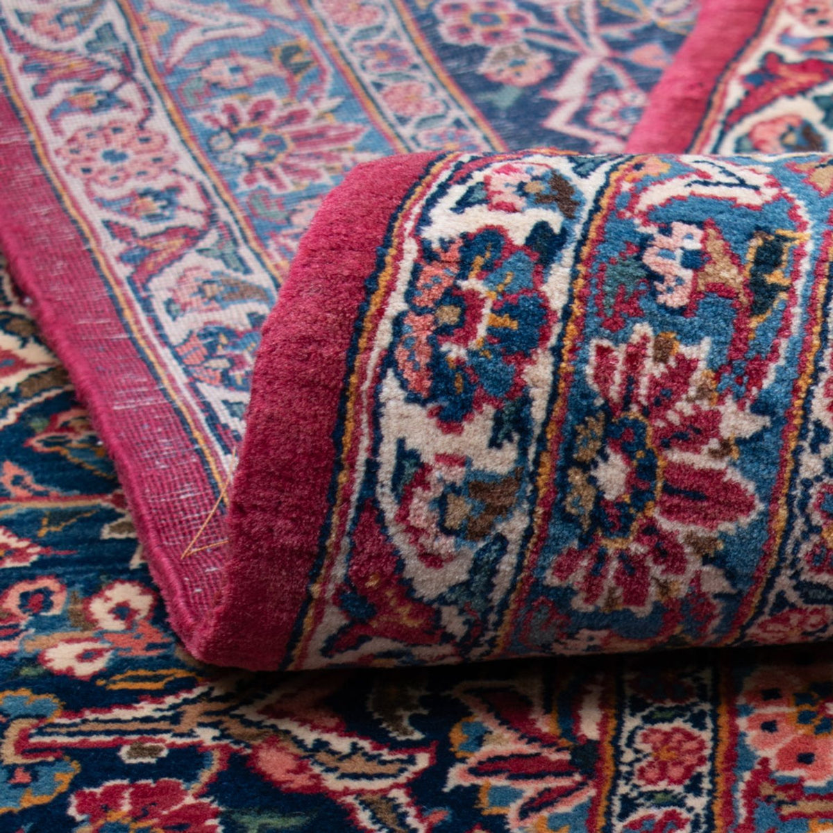 Persiska mattor - Keshan - 467 x 328 cm - röd