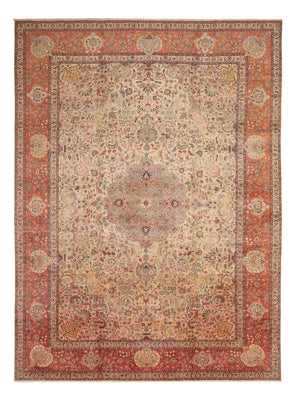 Persisk matta - Tabriz - Royal - 486 x 350 cm - beige