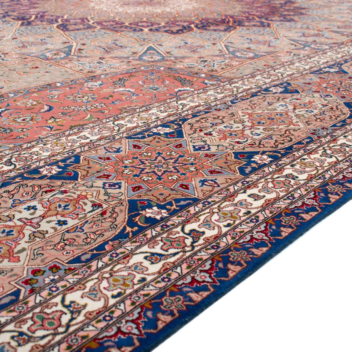 Persisk matta - Tabriz - Royal - 498 x 344 cm - flerfärgad
