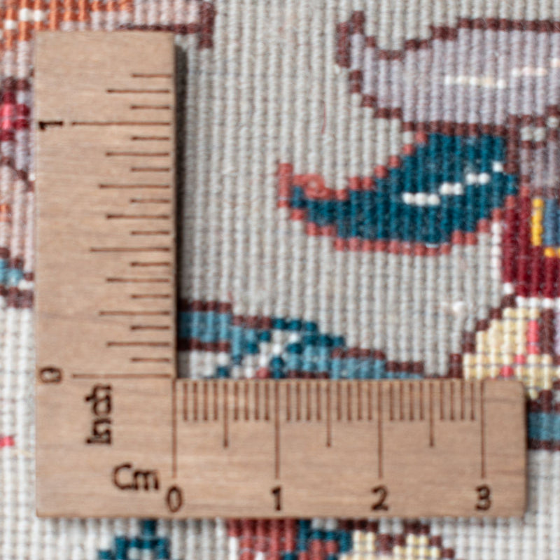 Persisk matta - Tabriz - Premium runt  - 500 x 500 cm - blå