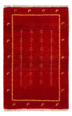 Gabbeh-matta - Loribaft Persian - 133 x 84 cm - röd