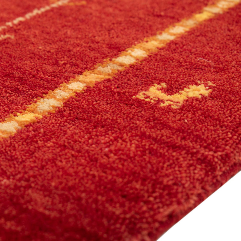 Gabbeh-matta - Loribaft Persian - 133 x 84 cm - röd