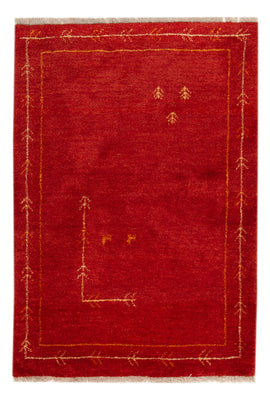 Gabbeh-matta - Loribaft Persian - 126 x 85 cm - röd