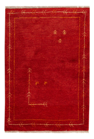 Gabbeh-matta - Loribaft Persian - 126 x 85 cm - röd