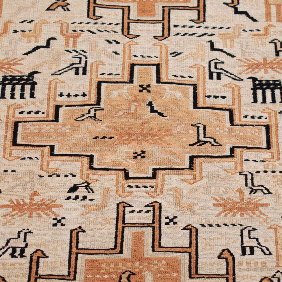 Kelim Carpet - orientalisk matta - 100 x 71 cm - beige