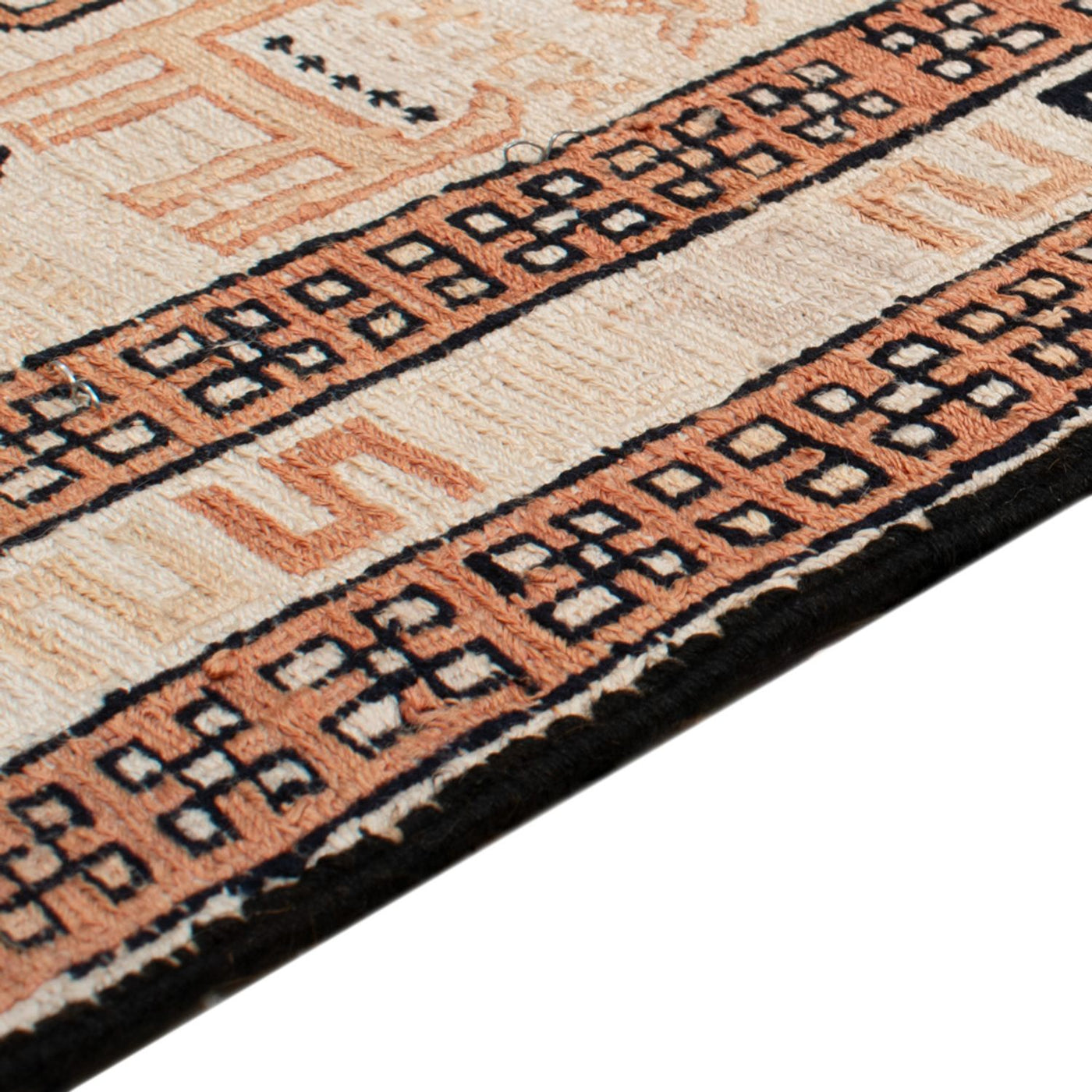 Kelim Carpet - orientalisk matta - 100 x 71 cm - beige
