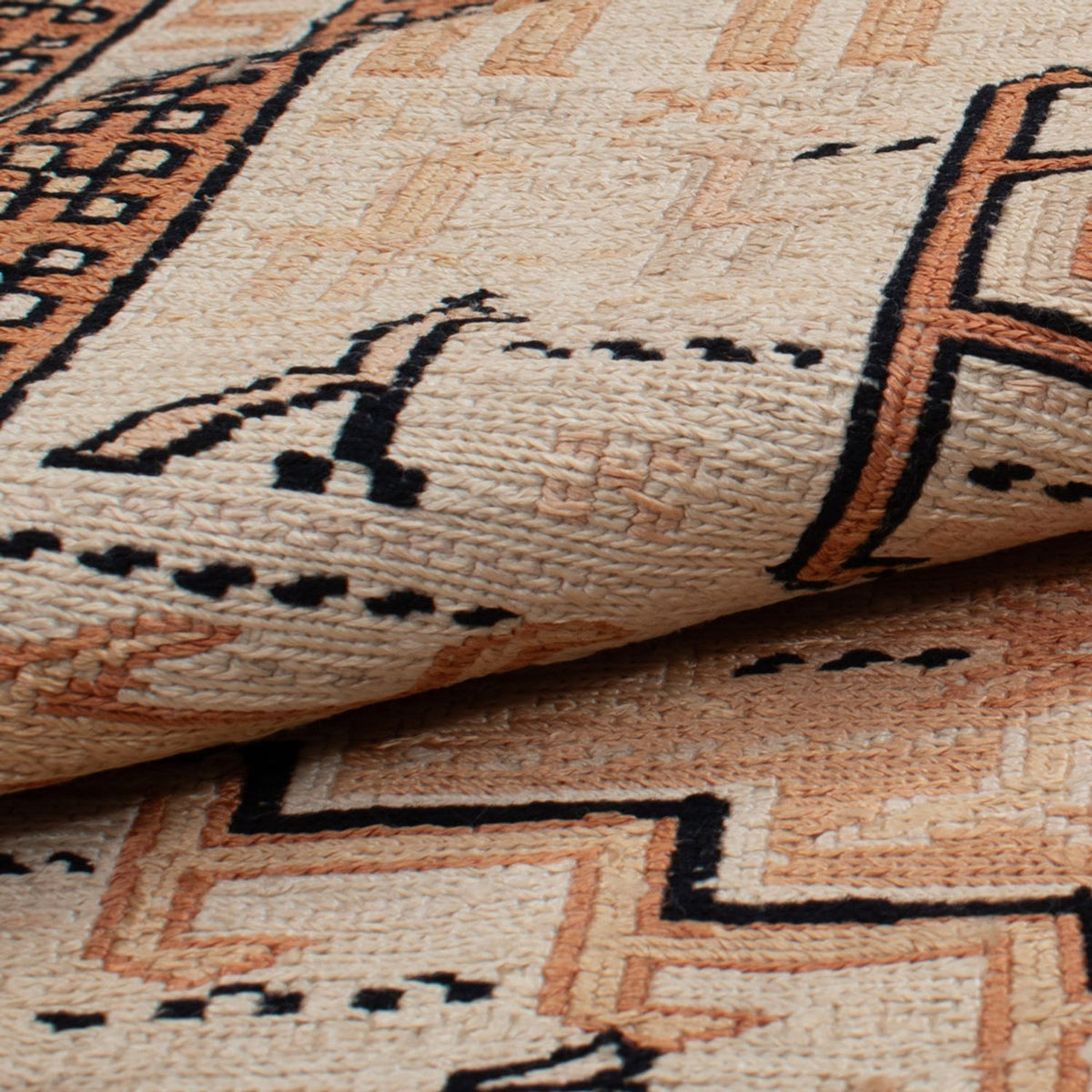 Kelim Carpet - orientalisk matta - 100 x 71 cm - beige