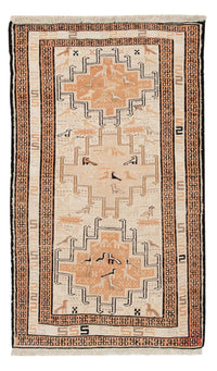 Kelim Carpet - orientalisk matta - 107 x 63 cm - beige