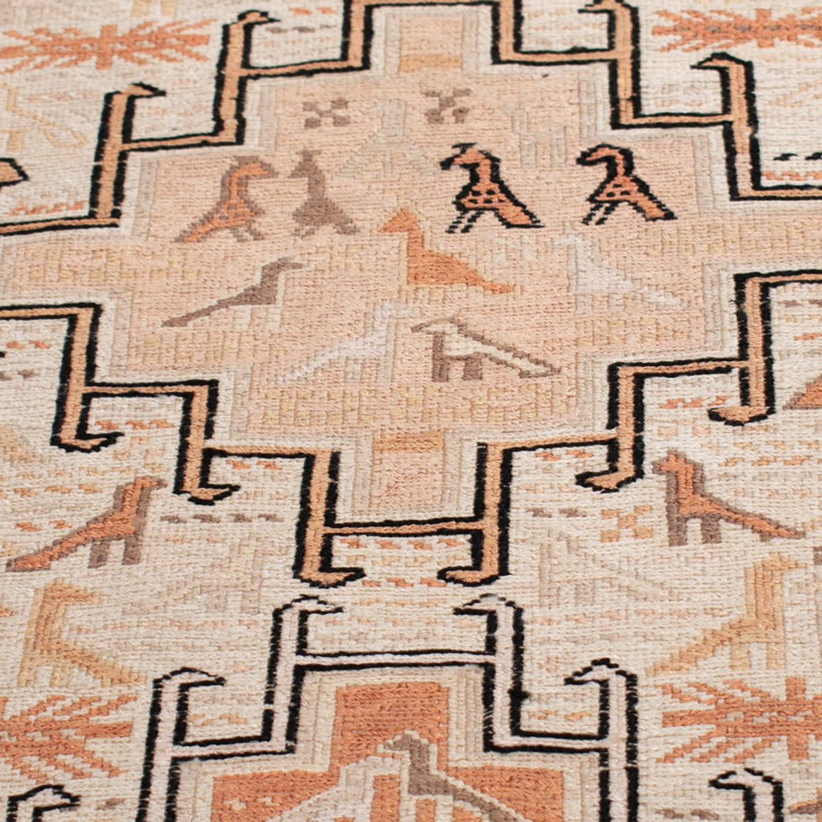 Kelim Carpet - orientalisk matta - 103 x 62 cm - beige