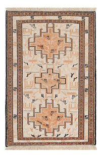 Kelim Carpet - orientalisk matta - 101 x 65 cm - beige