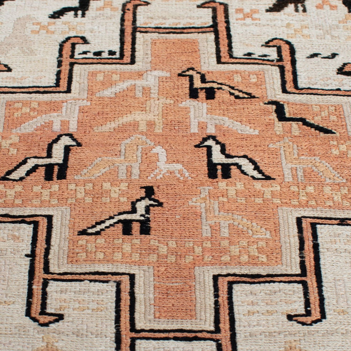 Kelim Carpet - orientalisk matta - 101 x 65 cm - beige