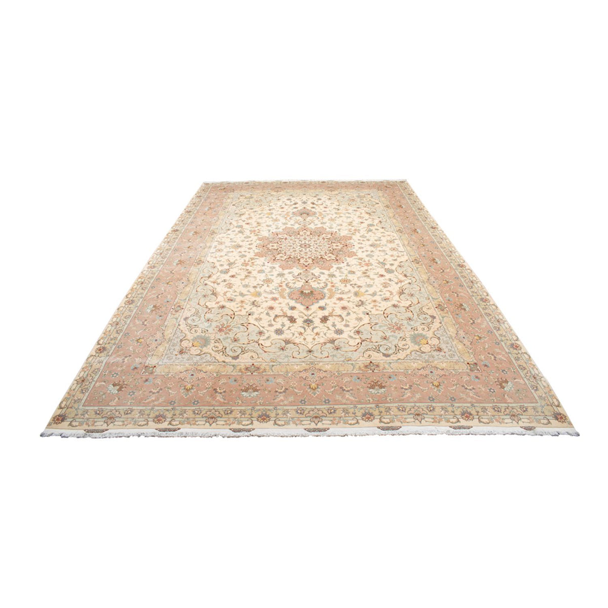 Persisk matta - Tabriz - Premium - 600 x 394 cm - beige