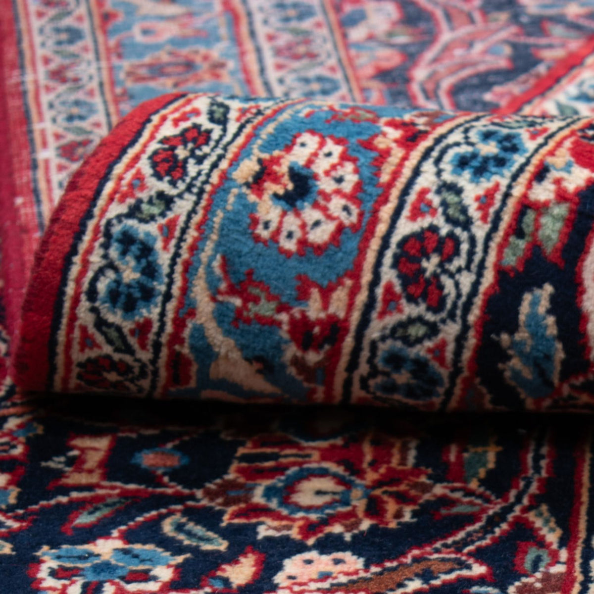 Persiska mattor - Keshan - 525 x 302 cm - röd