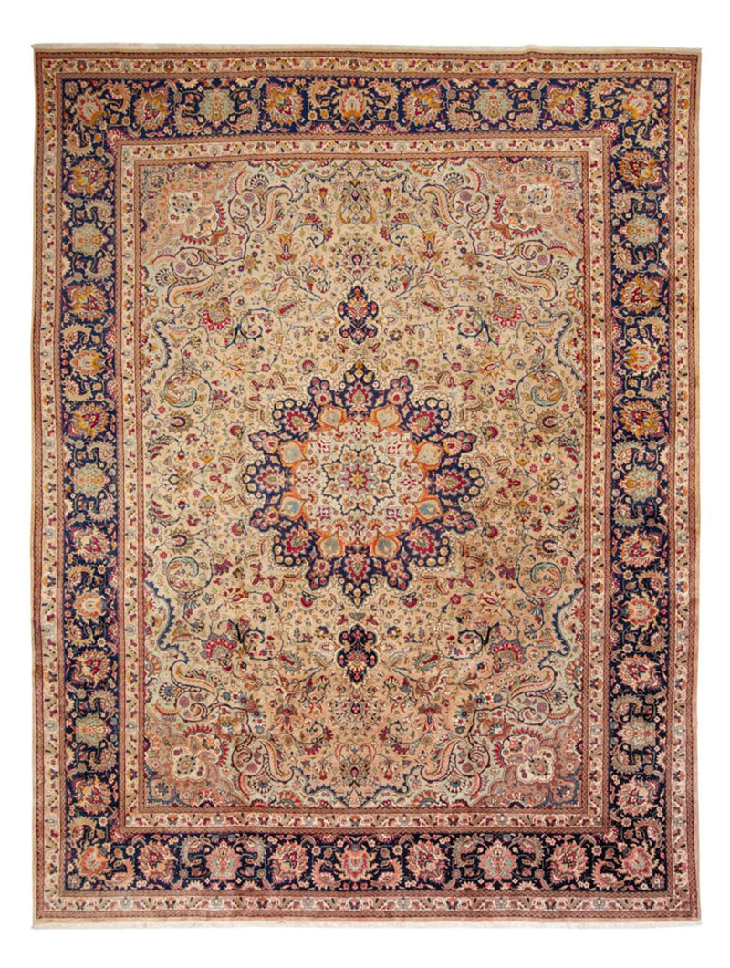 Persisk matta - Tabriz - 490 x 360 cm - beige