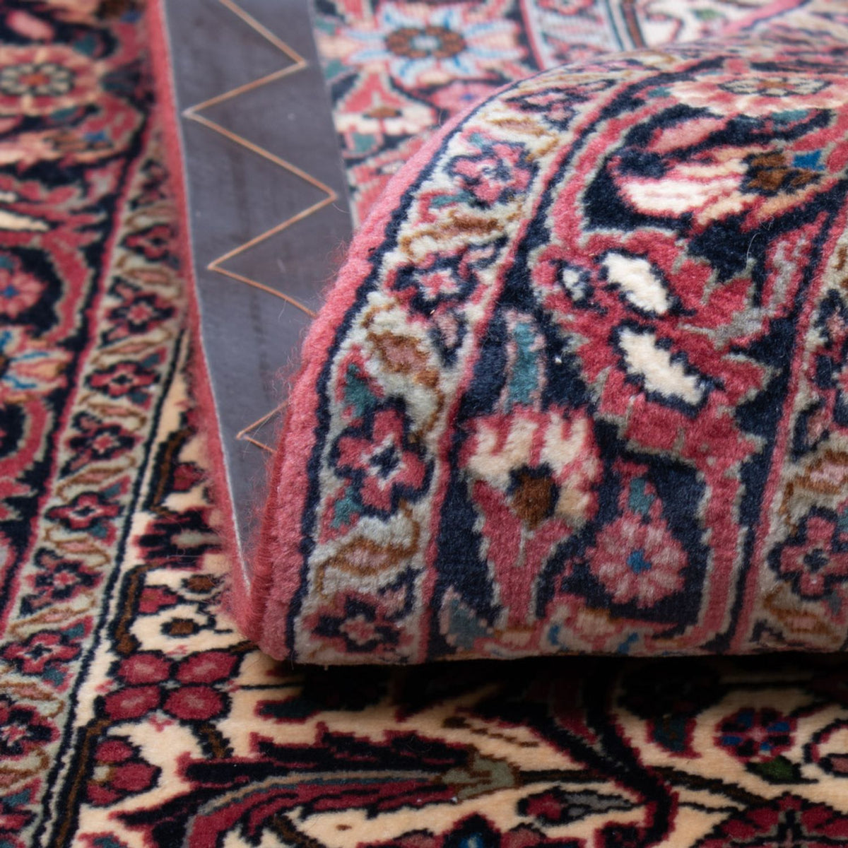 Persisk matta - Bijar - Royal - 482 x 256 cm - brun