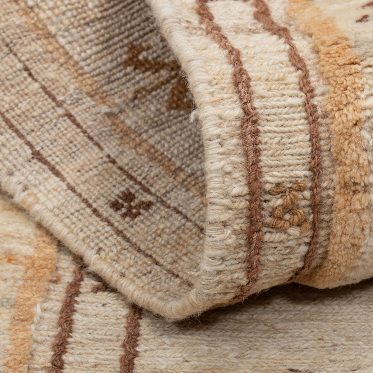 Gabbeh-matta - persisk - 142 x 73 cm - beige